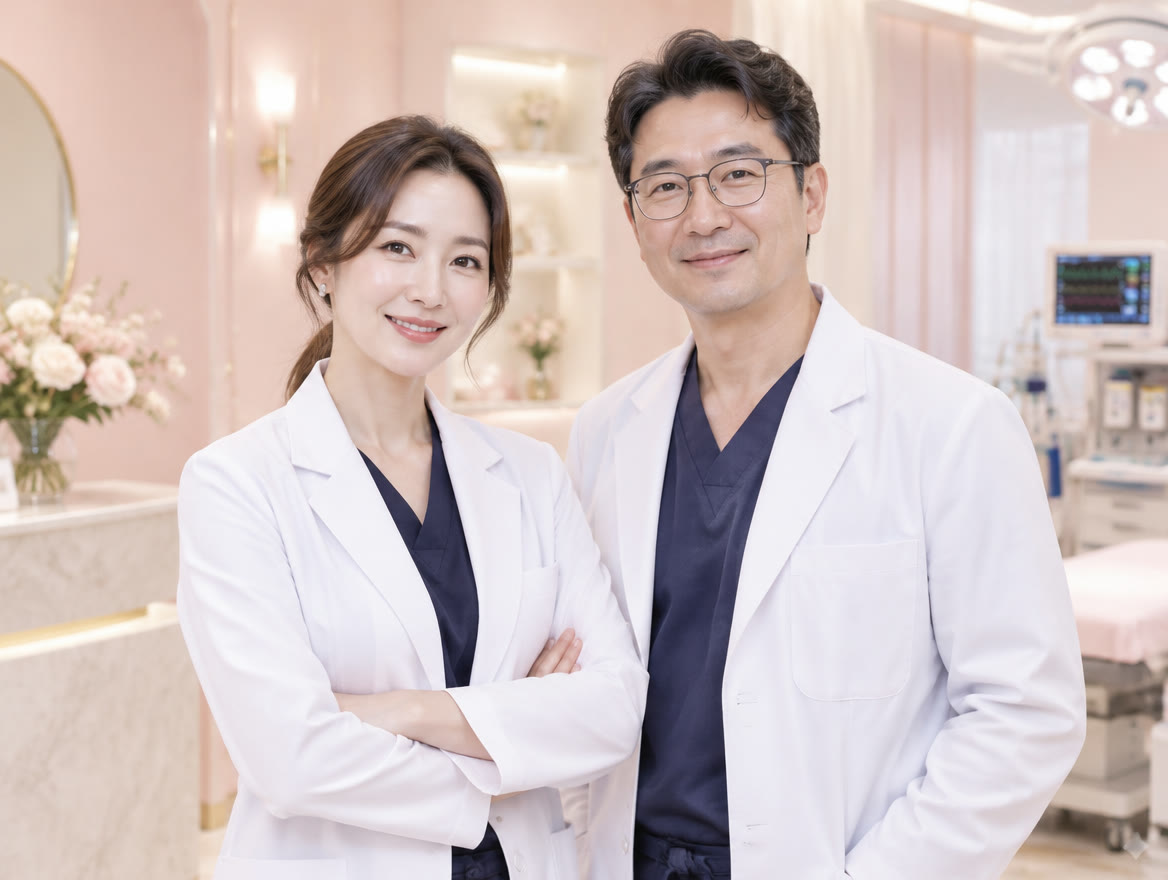 리안성형외과 대표원장과 마취과 전문의